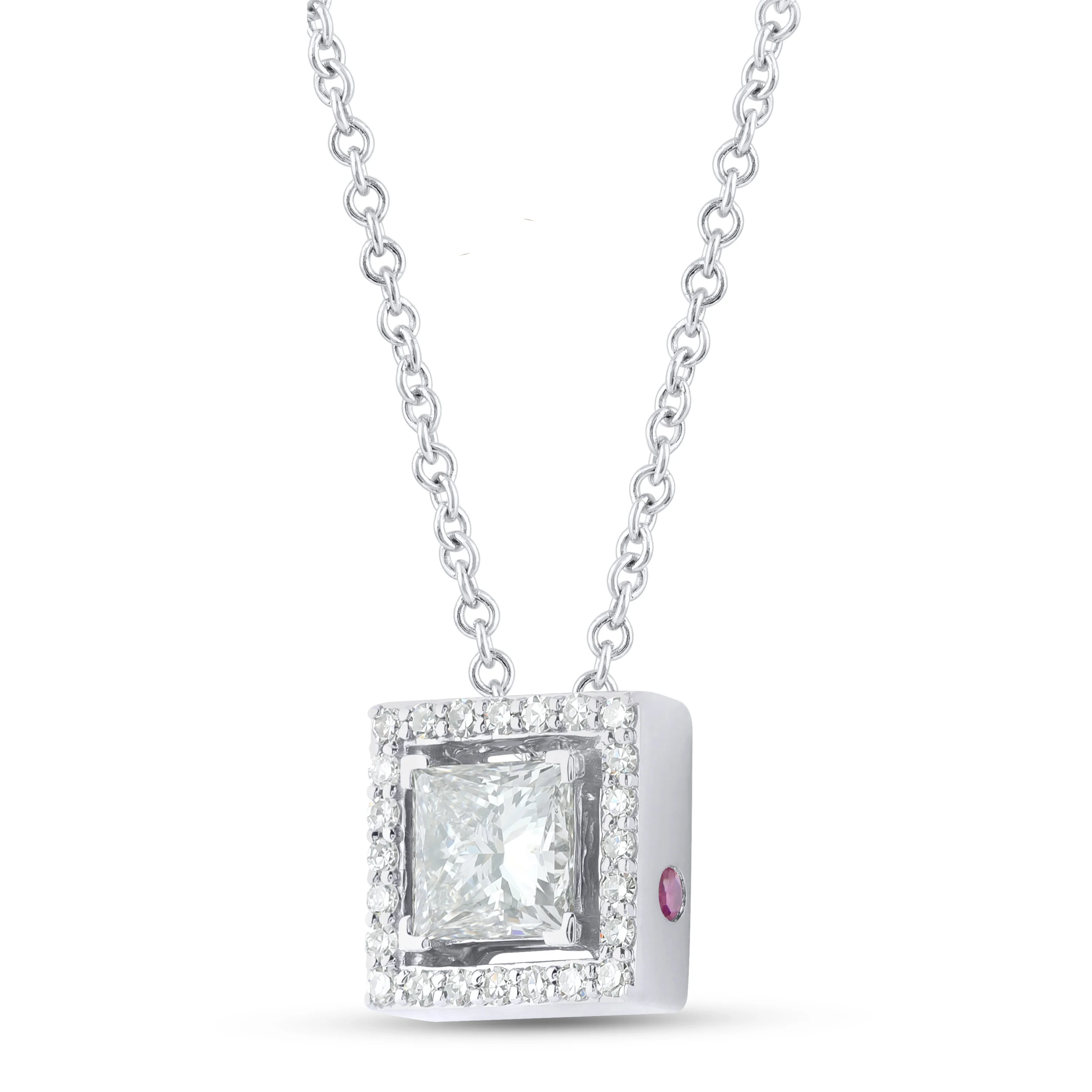 14K Gold & 1 1/4 TCW Lab Grown Diamond Necklace - Image 2