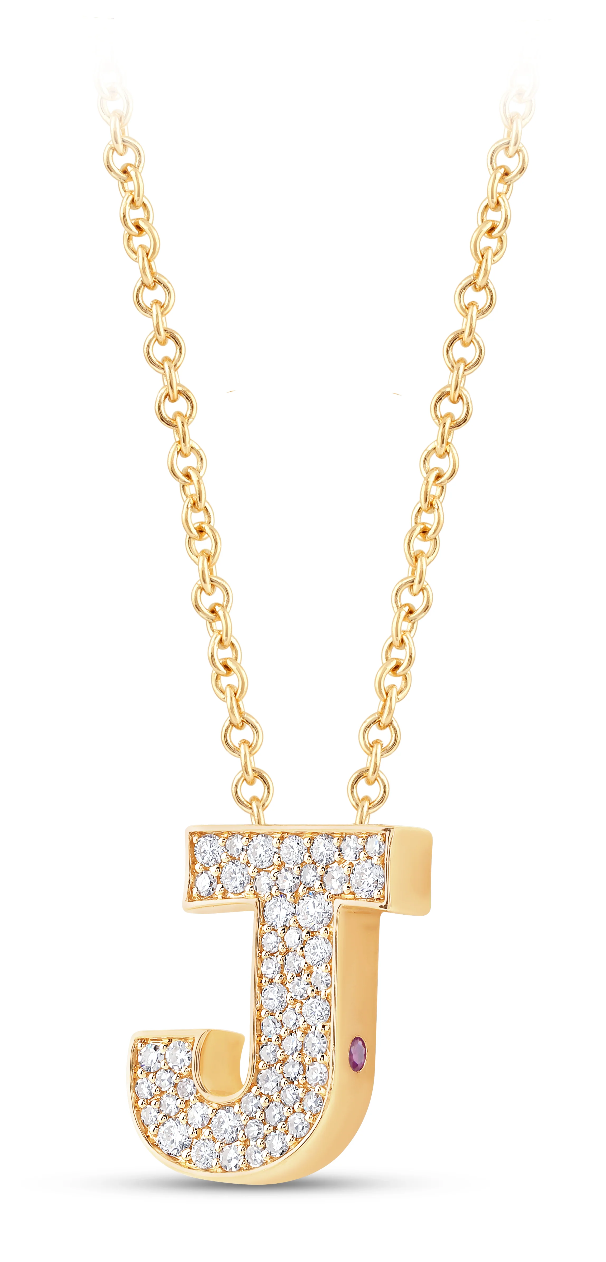 14K Gold Lab Grown Diamond Initial Necklace - Image 10