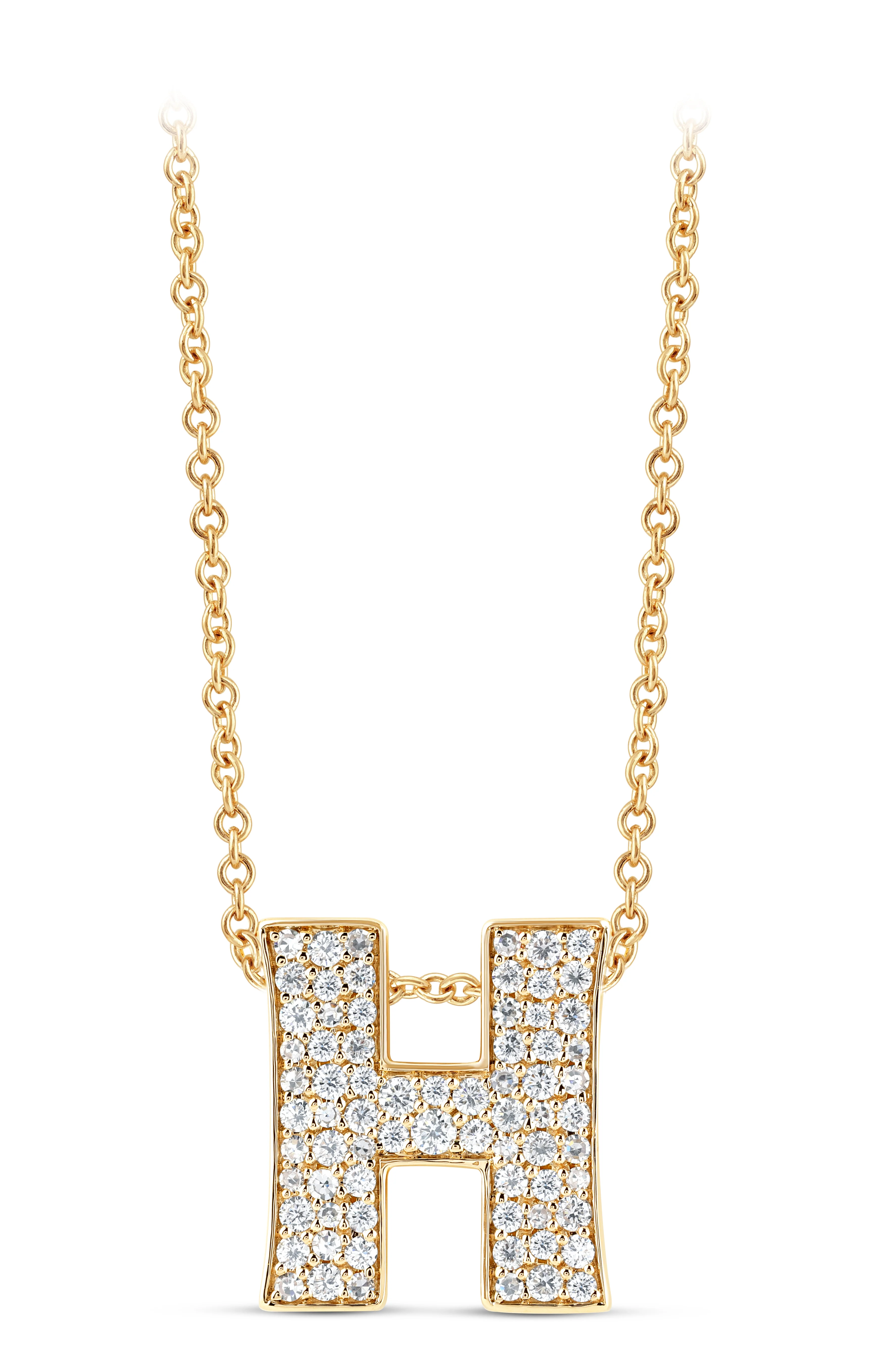 14K Gold Lab Grown Diamond Initial Necklace - Image 12