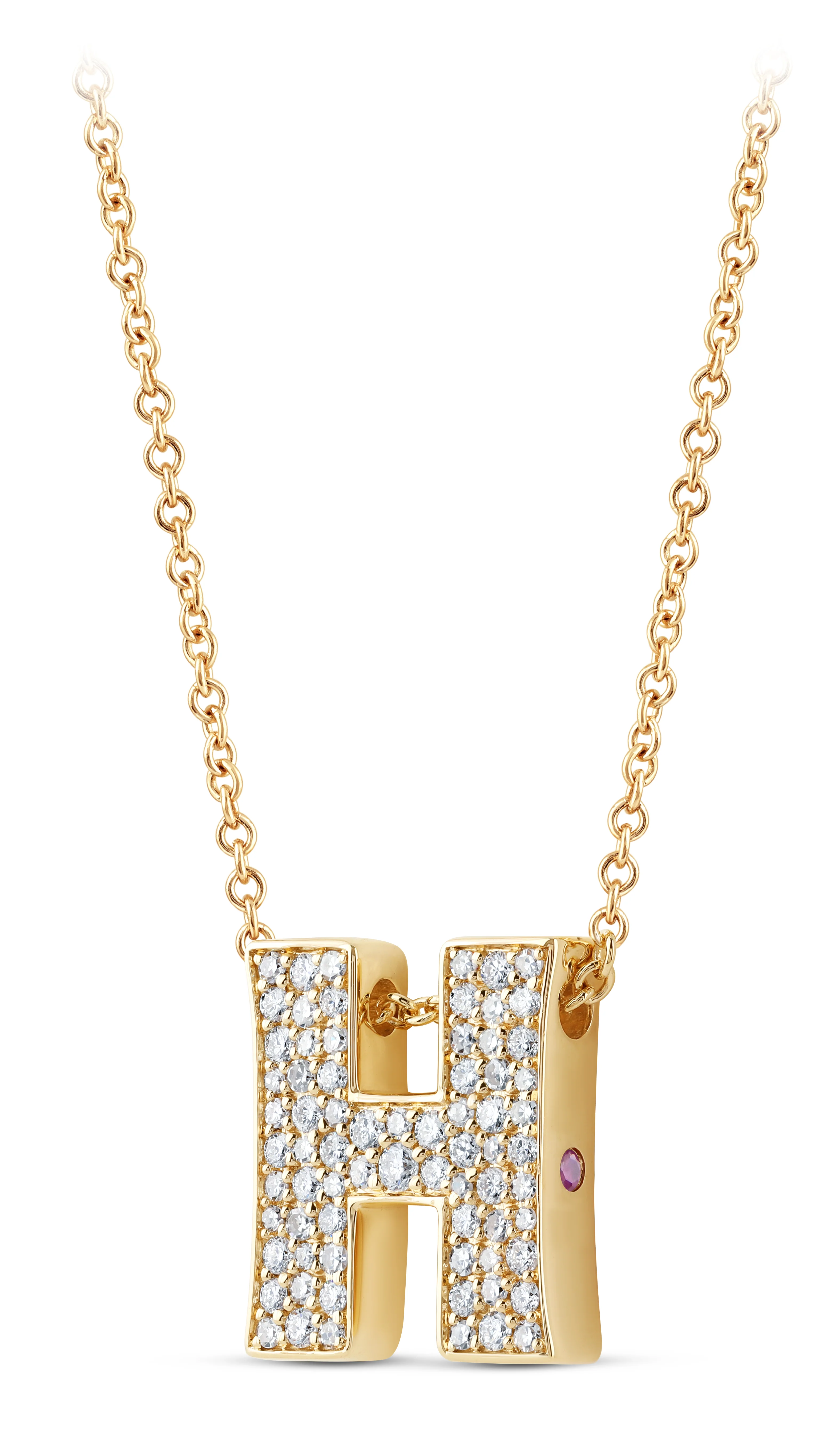 14K Gold Lab Grown Diamond Initial Necklace - Image 16