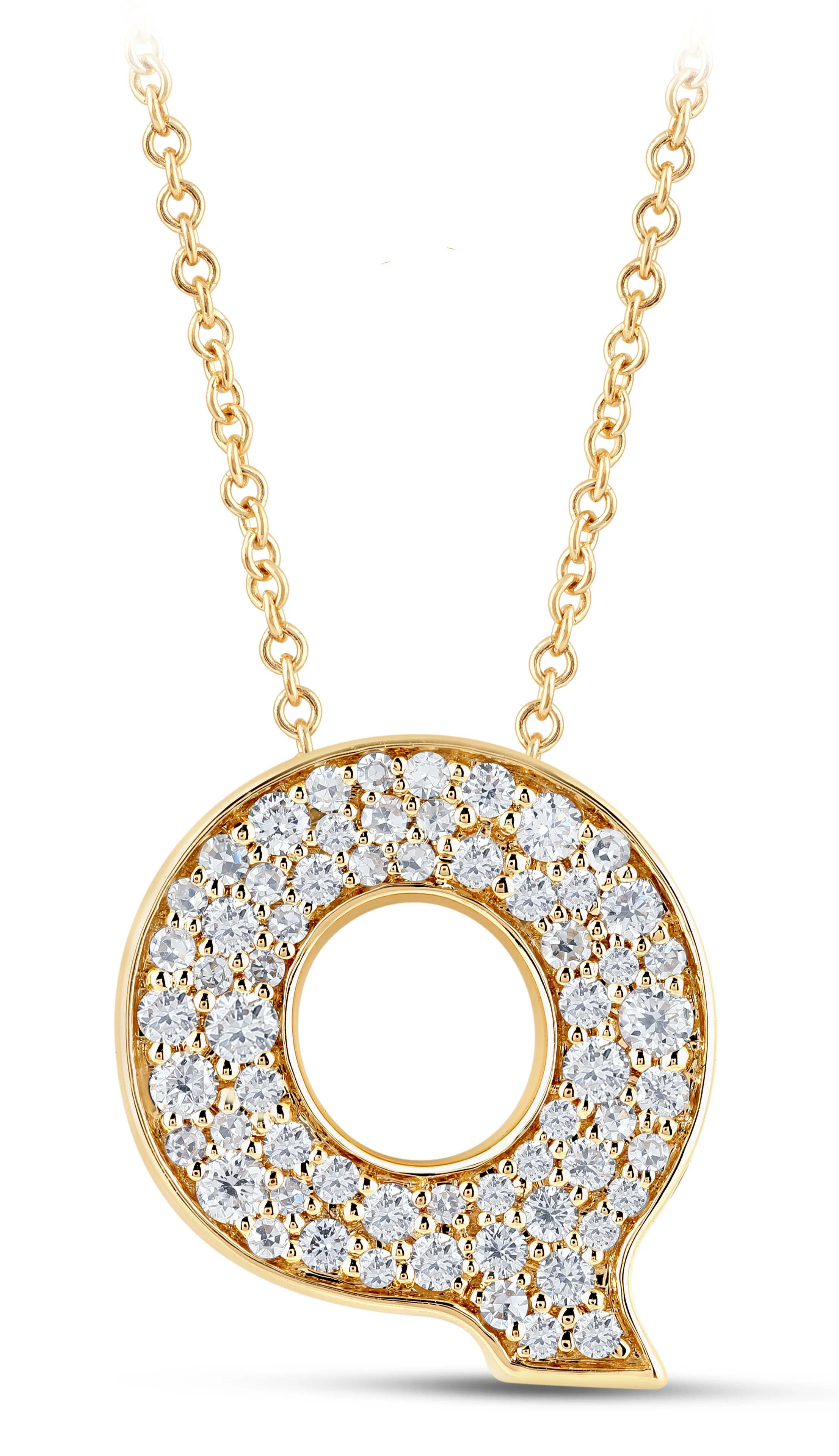 14K Gold Lab Grown Diamond Initial Necklace - Image 27