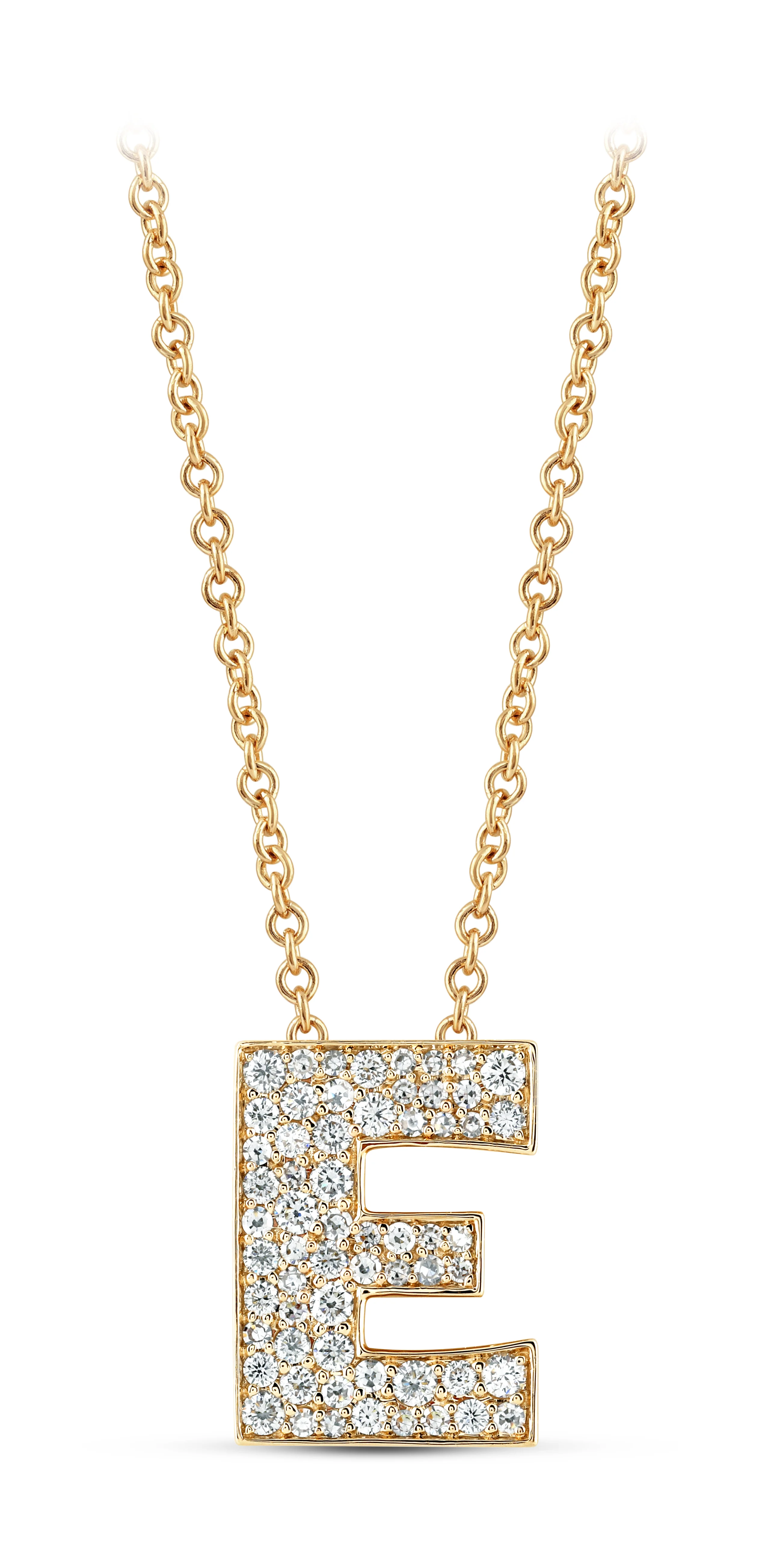 14K Gold Lab Grown Diamond Initial Necklace - Image 7