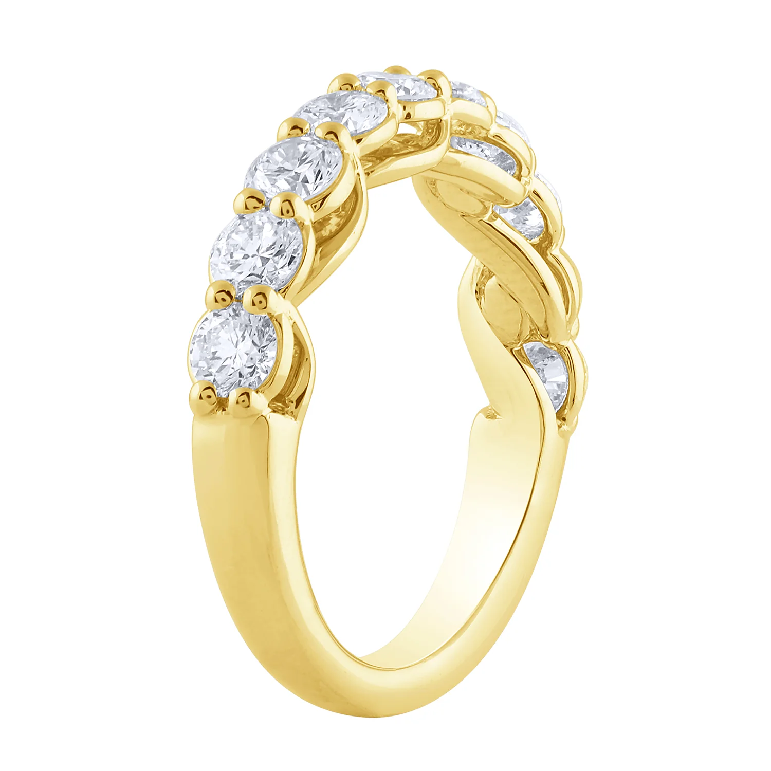 14K Gold & 1.50 TCW Lab-Grown Diamond Band - Image 5