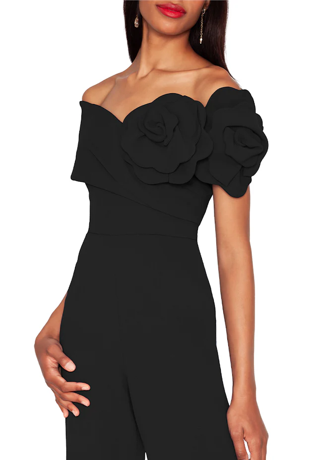 FOCUS by Shani - Off The Shoulder Floral Jumpsuit - Image 3