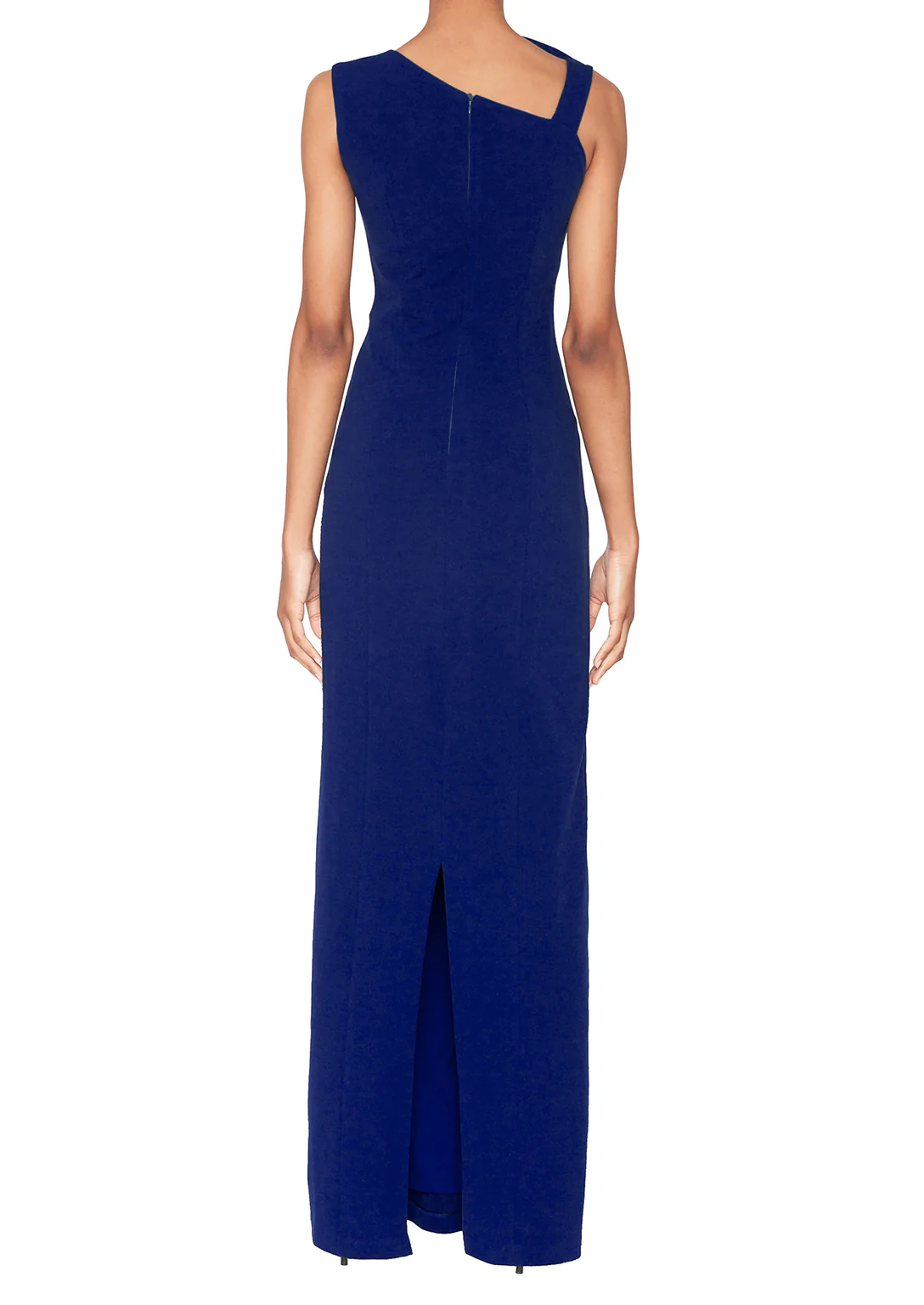 FOCUS by Shani - Sleeveless Bow Gown in Navy - Image 2